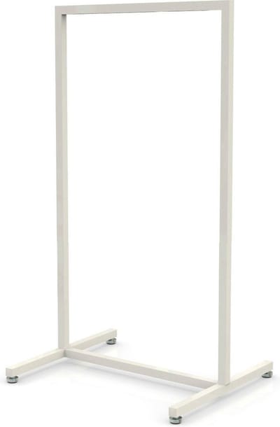 Laag model wit Italiaans design kledingrek 60 cm breed