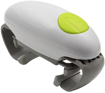 Dailygoody - Elektrische blikopener - Handige potopener - Antislip - Roestvrij staal - Draagbare flesopener - Geschikt voor artritis - Compact formaat