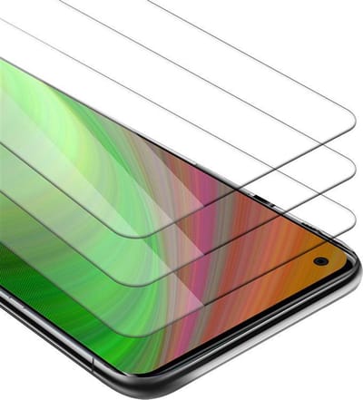 Cadorabo 3x Screenprotector geschikt voor OnePlus 8 - Beschermende Pantser Film in KRISTALHELDER - Getemperd (Tempered) Display beschermend glas in 9H hardheid met 3D Touch