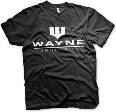 DC Comics Batman Unisex Tshirt -3XL- Wayne Industries Logo Zwart