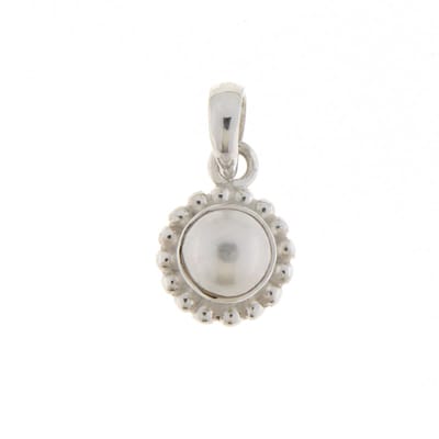 SilverGems Zilveren hanger met zoetwater Parel
