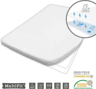 Dexitex Fransbed Rechts waterdichte matrasbeschermer/molton voor camper of caravan