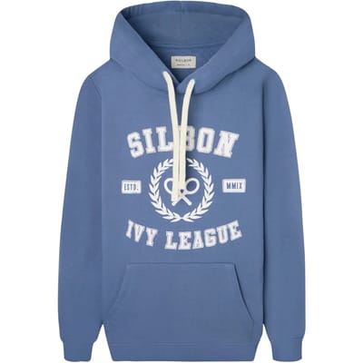 Ivy League bedrukt hoodie Silbon