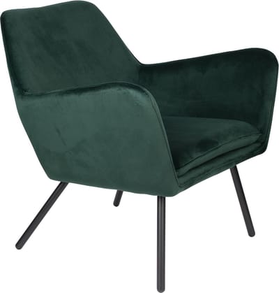 Housecraft Living Bon Fauteuil Velvet Groen