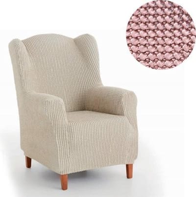 Belmarti Milos - Oorfauteuilhoes 70-100 cm - Roze - Stretch jacquard