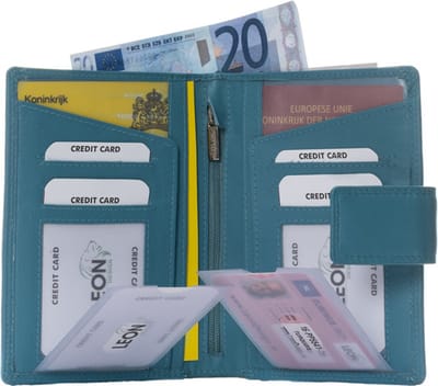 Paspoort hoesje - Paspoorthouder - Documentenmap - Paspoorthoes - Paspoort -Paspoort tasje - Paspoorthoesje - Paspoort cover - Paspoort etui - Paspoorthoes leer - Reisdocumenten - Sale - Gadgets - Leer - Paspoort organizer - Gele boekje - Kado - 15