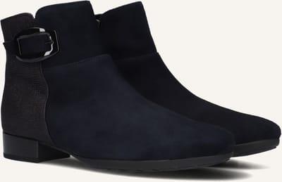Gabor 714.1 Enkellaarsjes - Enkelboots met rits - Dames - Blauw - Maat 38,5