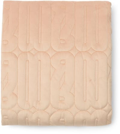 Riviera Maison Plaid rechthoek Roze - Loreo Decoratie deken 180x130, Bankdeken - Polyester