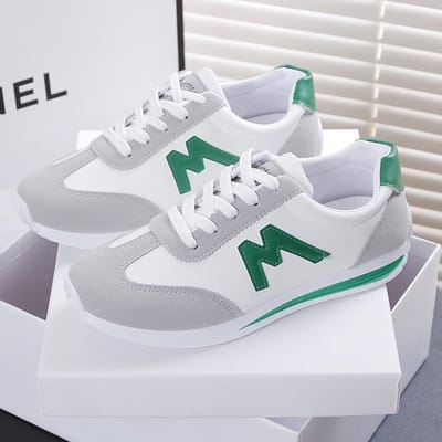 Ademende platte sportschoenen voor dames, gevulkaniseerde schoenen met zachte zool, casual, modieus dames sneakers 41 gray