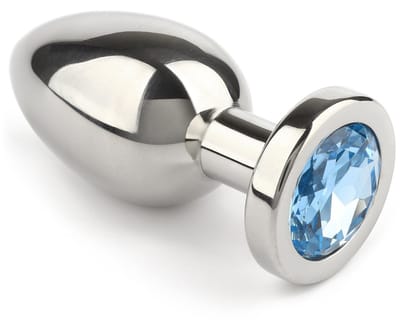 Mr. Steel Buttplug Jewled Small