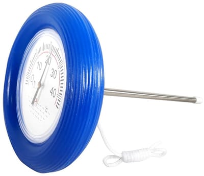 Ronde Zwembadthermometer met Zwemring en Meetlint