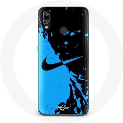 Coque - Nike - Huawei P20 Lite - Souple - Bleu et Noir - Protection noir