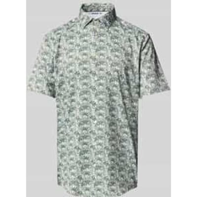Slim fit zakelijk overhemd met knoopsluiting
