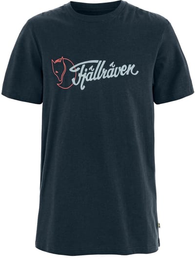 Fjällräven Archive Logo T-shirt Met Korte Mouwen Blauw XXL Man