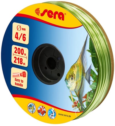 Sera Slang 4/6 Groen 200 Meter Katrol