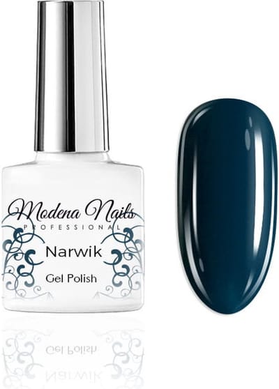 Modena Nails Gellak Autumn/Winter - Narwik 7,3ml. - Donkerblauw - Glanzend - Gel nagellak - Gel nagellak