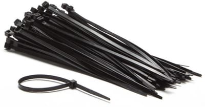 Power Tower Kabelbinders / tiewraps 2,5 x 100 mm nylon 66 zwart per 100 stuks