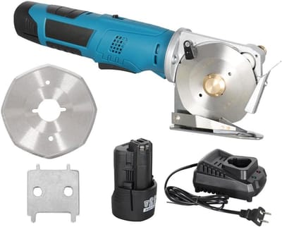 Elektrische Schaar - Rotary Cutter - Stoffen Knippen - Krachtige Koperen Motor - 2.5cm Snijdikte - One Color