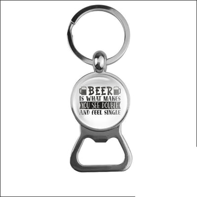 Bieropener Glas - Beer Is What Makes You See Double