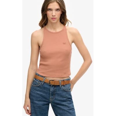 Superdry - Essential Logo Racer hemdtopje - Dames - Vesten