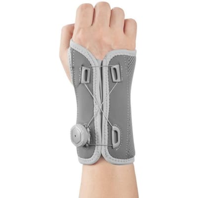 Attelle de poignet réglable pour syndrome du canal carpien, tendinite, arthrite, entorses, support nocturne, attelle de main avec molette gray