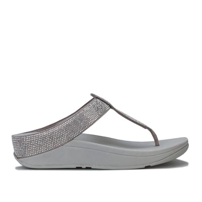 Fit Flop Dames/Dames Isabelle teensandalen (Zilver)