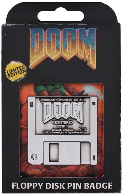 FaNaTtik - DOOM - Floppy Disk - Limited Edition - Speld / Badge