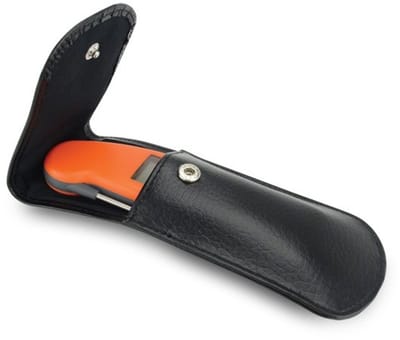 Thermapen beschermhoes met drukknoop - Zwart - Zacht PVC materiaal - Thermapen MK3, MK4, Classic en One.