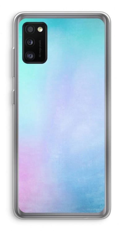 Case Company® - Hoesje geschikt voor Samsung Galaxy A41 hoesje - Mist pastel - Soft Cover Telefoonhoesje - Bescherming aan alle Kanten en Schermrand