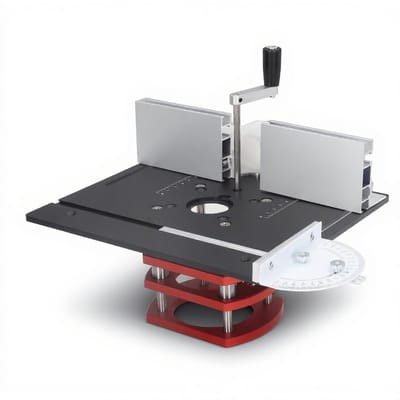 Dailygoody - Tafel Freesvoet - Freeslift voor Houtbewerking - Zwart - Universeel en Eenvoudig te Installeren - Geschikt voor Graveermachines - Fr
