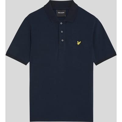 Lyle and Scott Plussize Polo Donkerblauw (navy) - Maat 3XL - Heren
