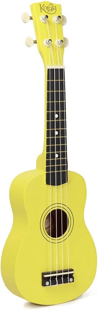 Sopraan ukelele - Korala UKS-15 - Lindenhouten Body - Gitaarmechanieken - Geel