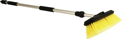 Uitschuifbare Wasborstel - 110 tot 160 cm - universele aansluiting waterslang - telescopische borstel