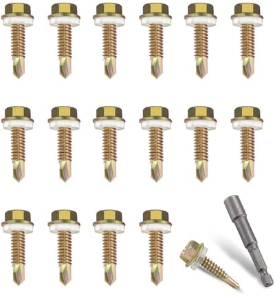 MTTProducts - Zelftappende Schroeven - M4 x 25 mm - Hoogwaardige kwaliteit - Zilver - Bevestigingsschroeven - Voor metaal en hout - 100 stuks