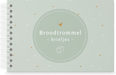 Fyllbooks - Broodtrommel Briefjes Kinderen - Kaartjes met Lieve Berichtjes - A6 Formaat