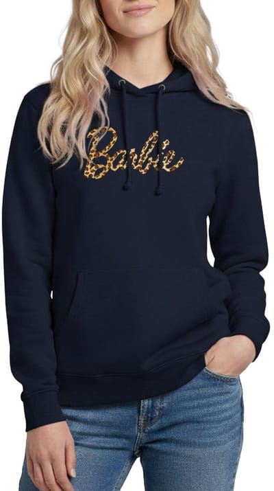 Barbie Leo Print Logo Hoodie Dames
