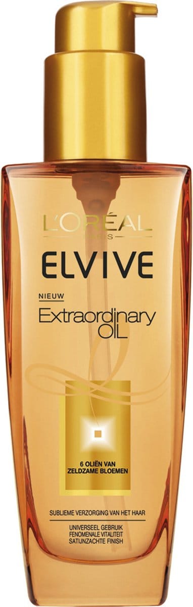 L'Oréal Paris Elseve Extraordinary Oil Haarolie - haarverzorging voor droog haar - met 6 oliën van zeldzame bloemen - 100ml