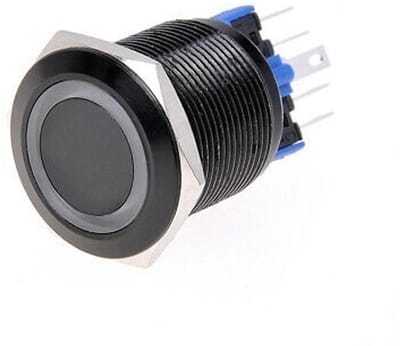 Drukschakelaar met gele verlichting – 16 mm – 1NO1NC