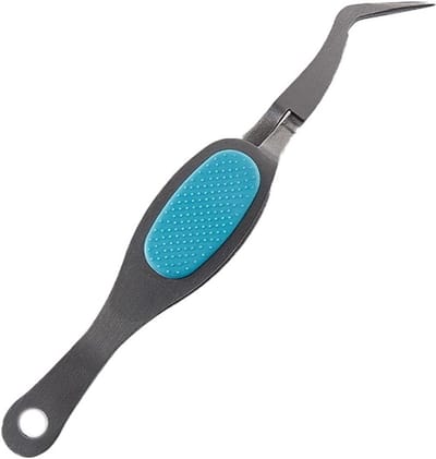 Precisie Pincet - Wimper Nagels - Gedetailleerd Werk - Omgekeerde Grip - One Size - Metallic