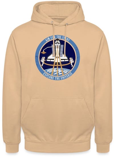 NASA Aim For The Stars Hoodie Unisex