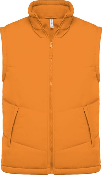 Kariban Met fleece gevoerde bodywarmer K6118 - orange - XS
