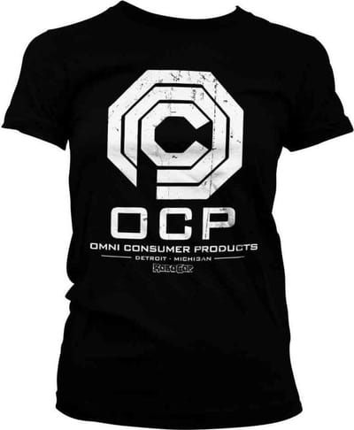 Robocop Dames Tshirt -S- Omni Consumer Products Zwart