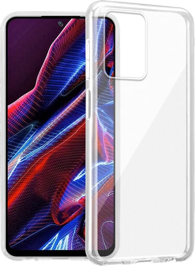 Cadorabo Hoesje geschikt voor Redmi Note 12 5G in VOLLEDIG TRANSPARANT - Beschermhoes gemaakt van flexibel TPU Silicone Case Cover