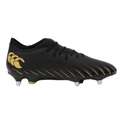 Canterbury Unisex Speed Falcon Team Soft Ground Rugbyschoenen voor volwassenen (Zwart)