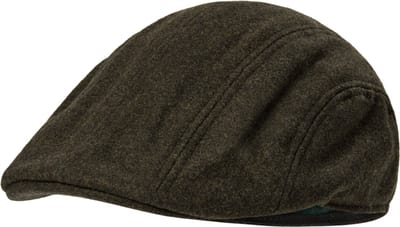 Deerhunter Tatra Flatcap - Loden Wood Scandinavische Flatcap Heren Flatcap Outdoor Flatcap Maat-56/57