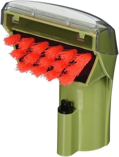 Bekledingsborstel Opzetstuk - Meubelborstel Reiniger - Vlekken Verwijderen - Snelle Koppeling - 3 inch - Groen