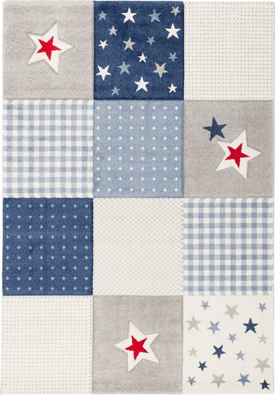 Pergamon Vloerkleed Kinderen Maui Kids plaid sterren