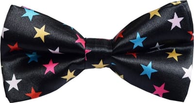 Fako Fashion - Vlinderstrik - Vlinderdas - Strik - Print - 12cm - Gekleurde Sterren