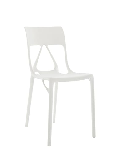 Kartell A.I. Lite stoel - 1I White/White