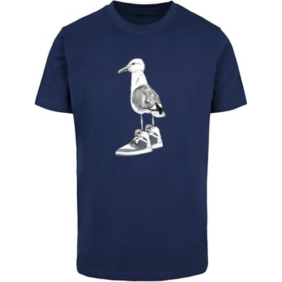 Mister Tee - Seagull Sneakers Heren Tshirt - XS - Blauw